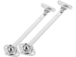 Conjunto De 2 Hastes Suporte Para Portas Armário Em Aço Inoxidável