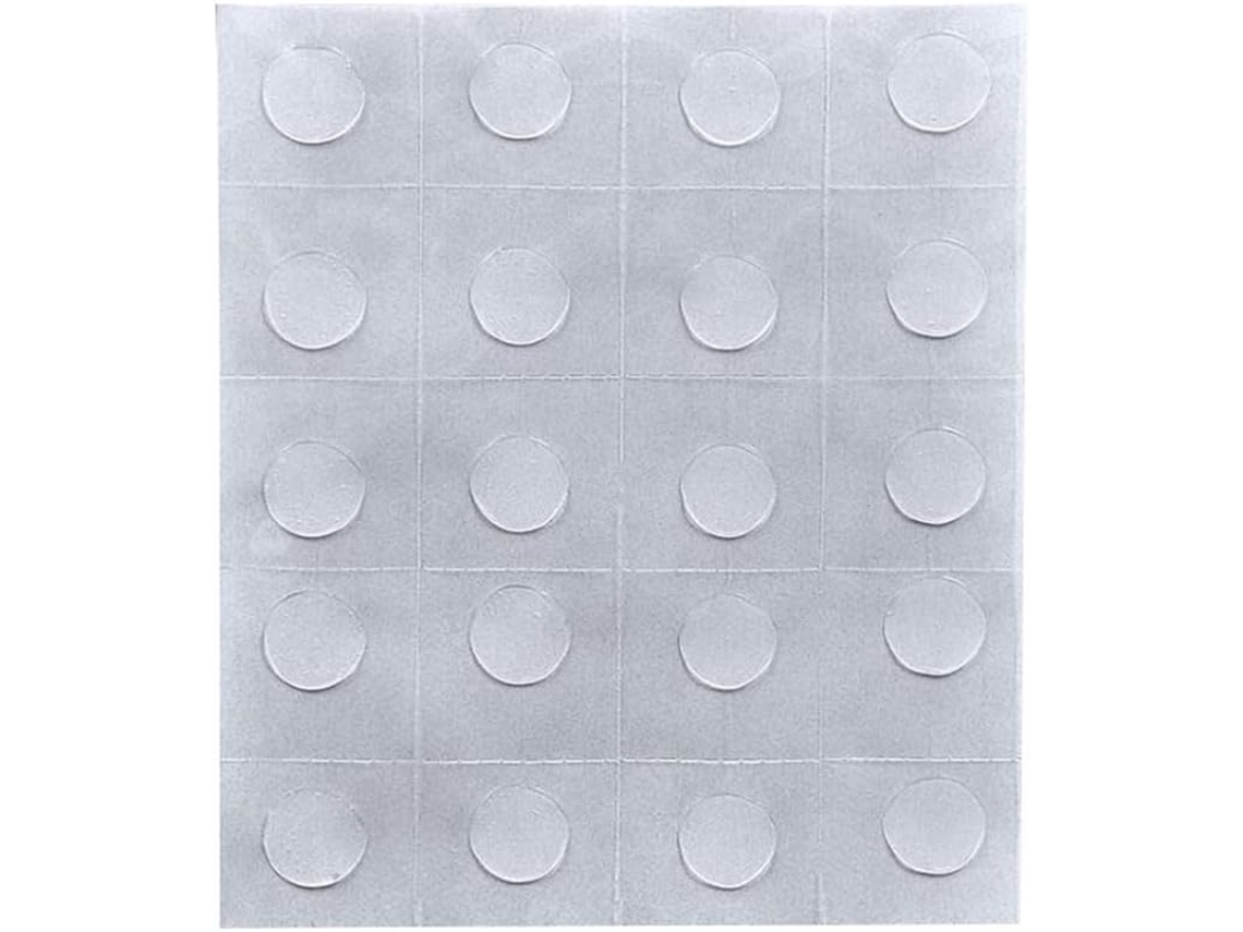 1000 adesivos transparentes Dupla Face para balões, scrapbooking e pôsteres com adesivos redondos.