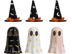 Estátuas E Figuras De Fantasmas De , Figura De Fantasma De Resina Com Chapéu De Bruxa Para Gokoco