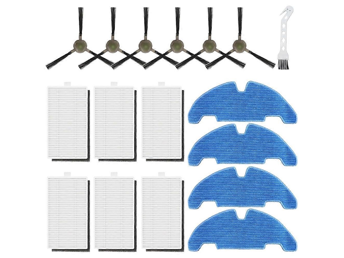 Conjunto De 17 Peças De Reposição Para O Aspirador Robô M330 Pro: Acessórios, Filtros Hepa, Escovas Laterais E Esfregão._ozo