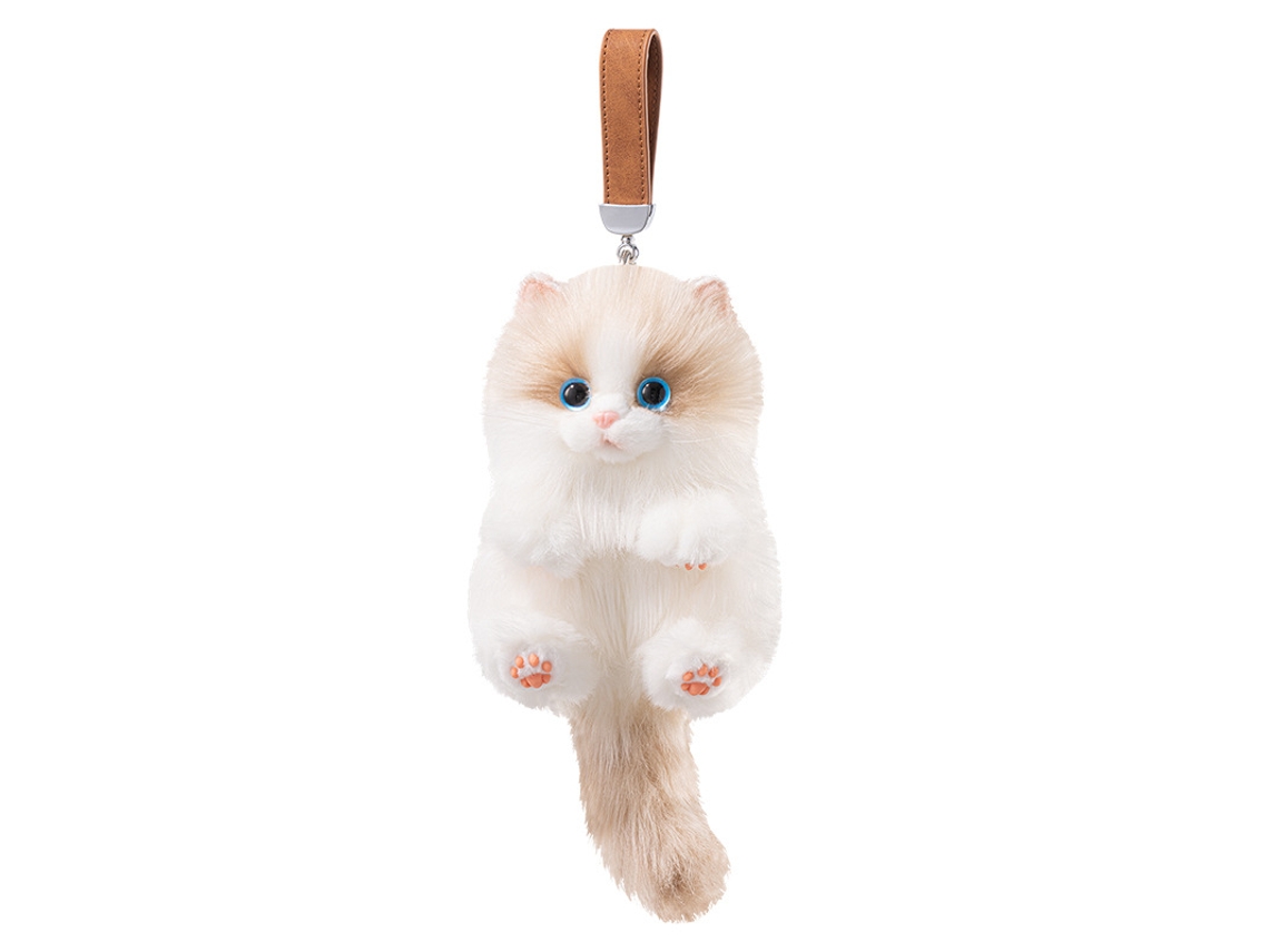 Simulação Chaveiro Animal Boneca Brinquedo De Peluche, Gato Bolsa Pendrive Boneca Boneca