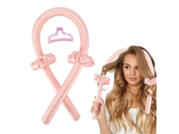 Modelador De Cachos Sem Calor / - Enrole Seu Cabelo Usar Calor. Rosa Claro.-aquaforge