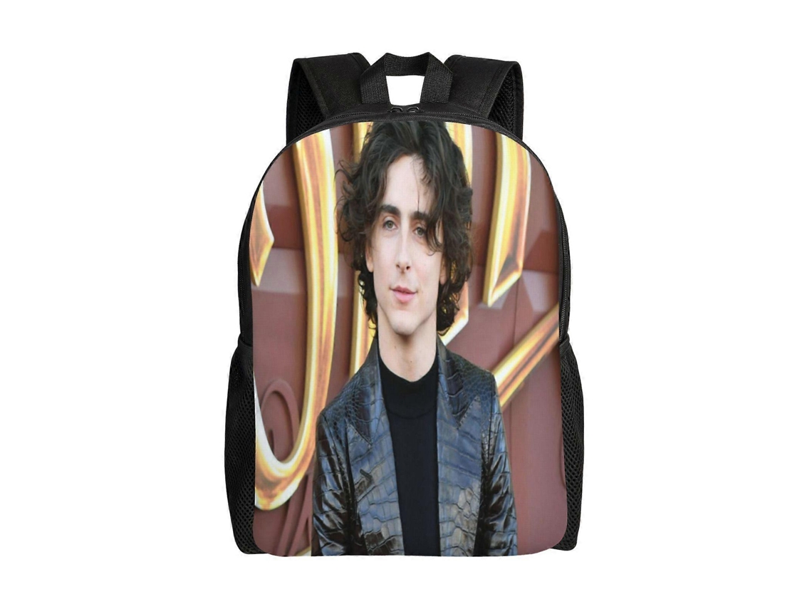Mochila De Estudante Timothe Chalamet D224, Leve E Durável, À Prova Dágua E Com Alça De Ombro Ajustável M224 Olysi Shop