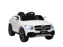Carro Infantil Elétrico Mercedes Benz GLC Coupé 12v, Controle 2.4g, Motor Duplo, Mp3, Branco | S/MARCA