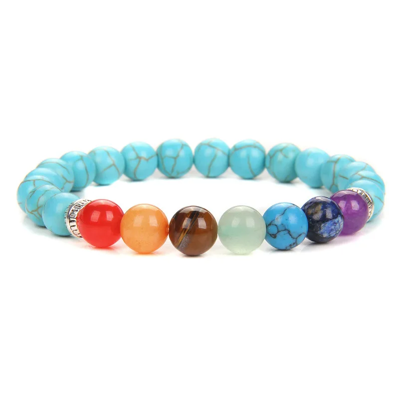 Pulseira de Lótus Budista Tibetana, Pulseira Amuleto de Chakra de Ioga MDUG
