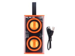 Altifalante Bluetooth Transparente LAXISCREED com Luzes Led Coloridas