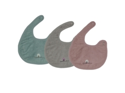 Conjunto de 3 Babetes para Bebé EVEIL ET NATURE 0-12 meses (100% Algodão - Multicor)