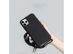 Capa De Borracha Para Smartphone Qu-crossbody, Colar Com Concha De Tpu, Capa Para Celular Compatível Com Iphone 14, 13, 12, 11 Pro Max, Cordão Para Ce