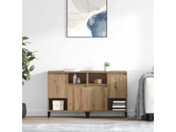 Vidaxl Aparadores 2 Pcs Carvalho Artesanal 60 X 35 X 70 Cm