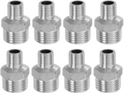 Conjunto De 8 Peças Conexões Sextavadas Externas Grandes, Compatíveis