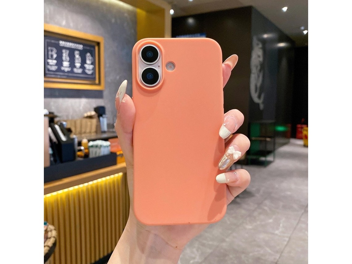 Conjunto De 2 Capas Para Iphone 17 Pro Max, Rosa Begônia, Em Silicone Macio Fosco, Resistentes A Quedas.