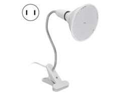 Lâmpada de crescimento Led 260 luzes rotativa 360° com clip para plantas interiores 26w, plug US | S/MARCA