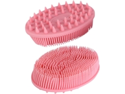 Lurelia Pack De 2 Escovas De Banho Para Bebé, Silicone Macio, Dupla Face E Massagem Suave, Uso Diário Leve