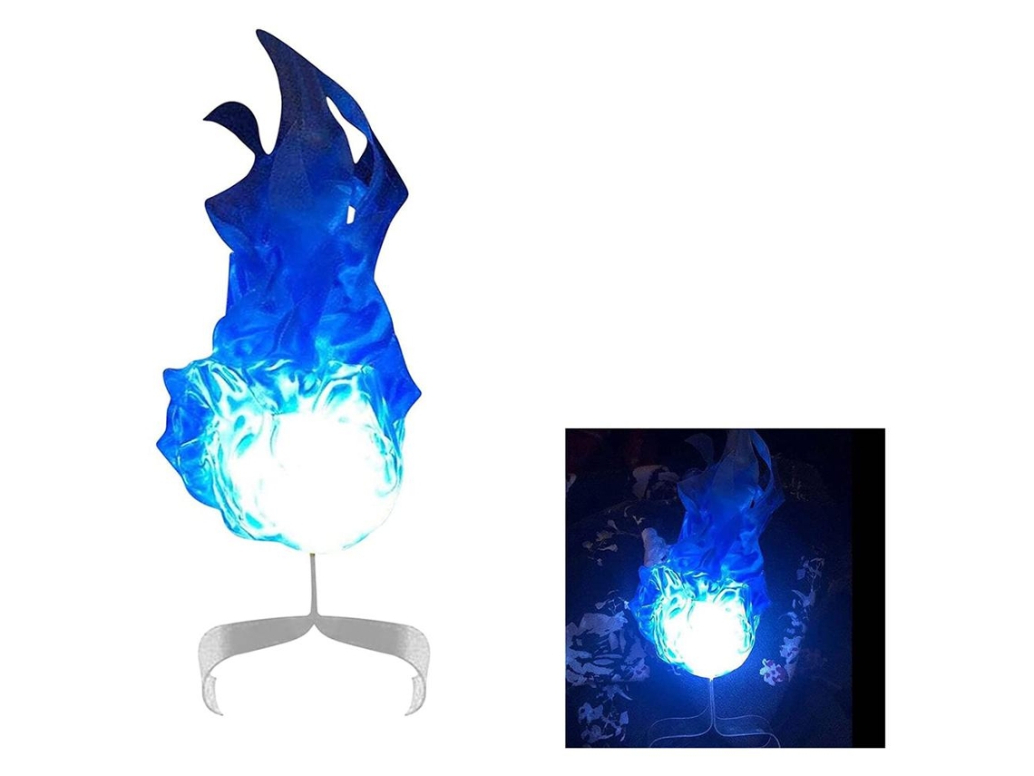 Adereço de Bola de Fogo Flutuante Led Brilhante para Festas e Cosplay Leve Resistente | S/MARCA