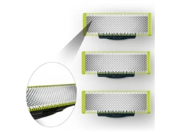 Inn Lâminas De Barbear 3pcs Barbear Preciso E Suave Reposição Fácil Recargas De Lâminas De Barbear Para Homens Molhados E Secos Qp230/50 Innovtec