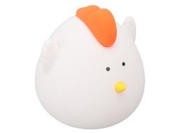 Laxiscreed Abajur De Mesa Infantil Em Forma De Galinha Cartoon Recarregável Por Usb
