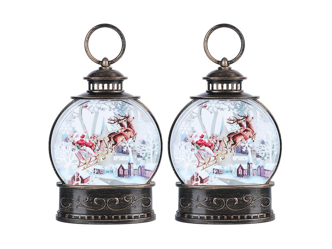 2 Peças De Decoração De Natal Allinless