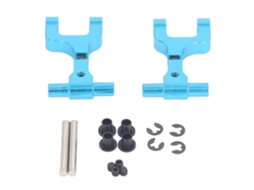 Mali 2 Peças Braços Superiores Traseiros de Liga de Alumínio para Carro Rc Tamiya Tt02 1/10 Peças de Upgrade Azul