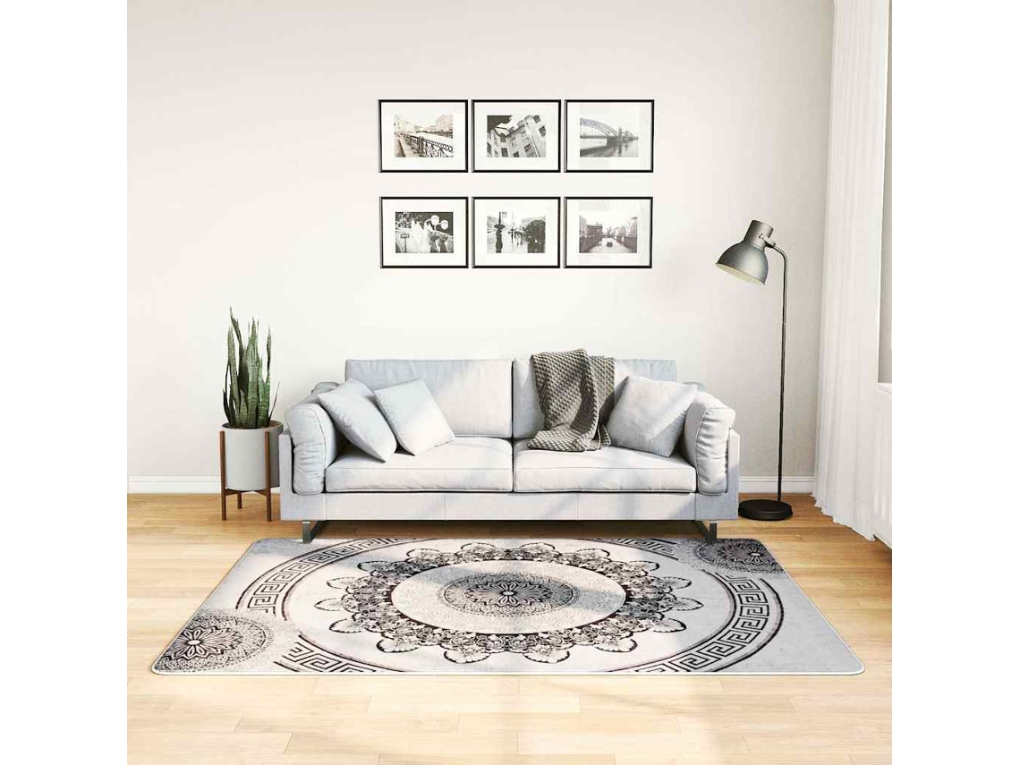 Vidaxl Tapete Lavável 120x180 Cm Multicor