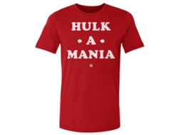 T-shirt Rockinstone Wwe Fans Red Hulk Hogan Hulk-a-mania T-shirt Unisex Adults-s