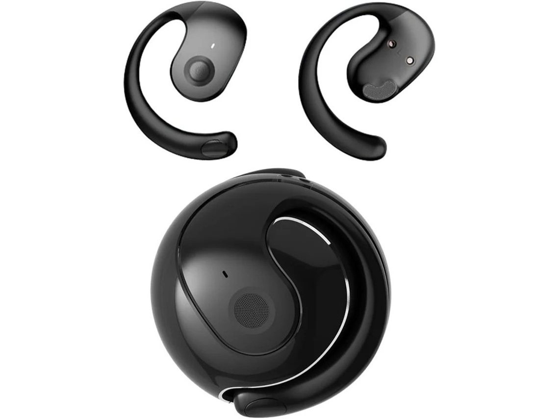 Fone De Ouvido Com Tradução Ai Sem Fio De Condução Óssea Pequena Bola De Coco Gancho De Ouvido Bluetooth Bateria De Longa Duração Para Viage