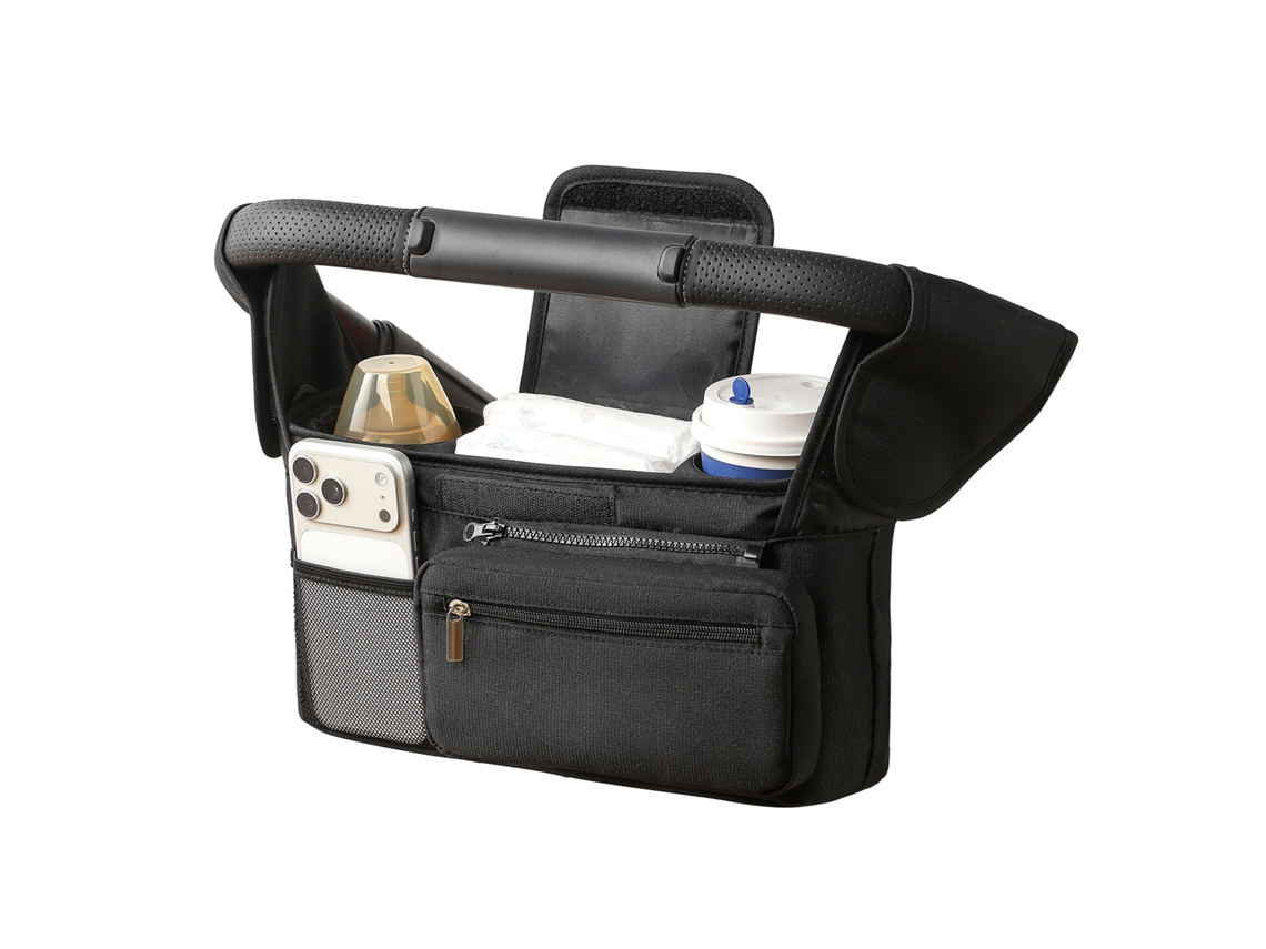 Bolsa Organizadora Multifuncional Para Carrinho De Bebê, Tecido Oxford Impermeável Com Compartimentos Para Garrafa, Celular