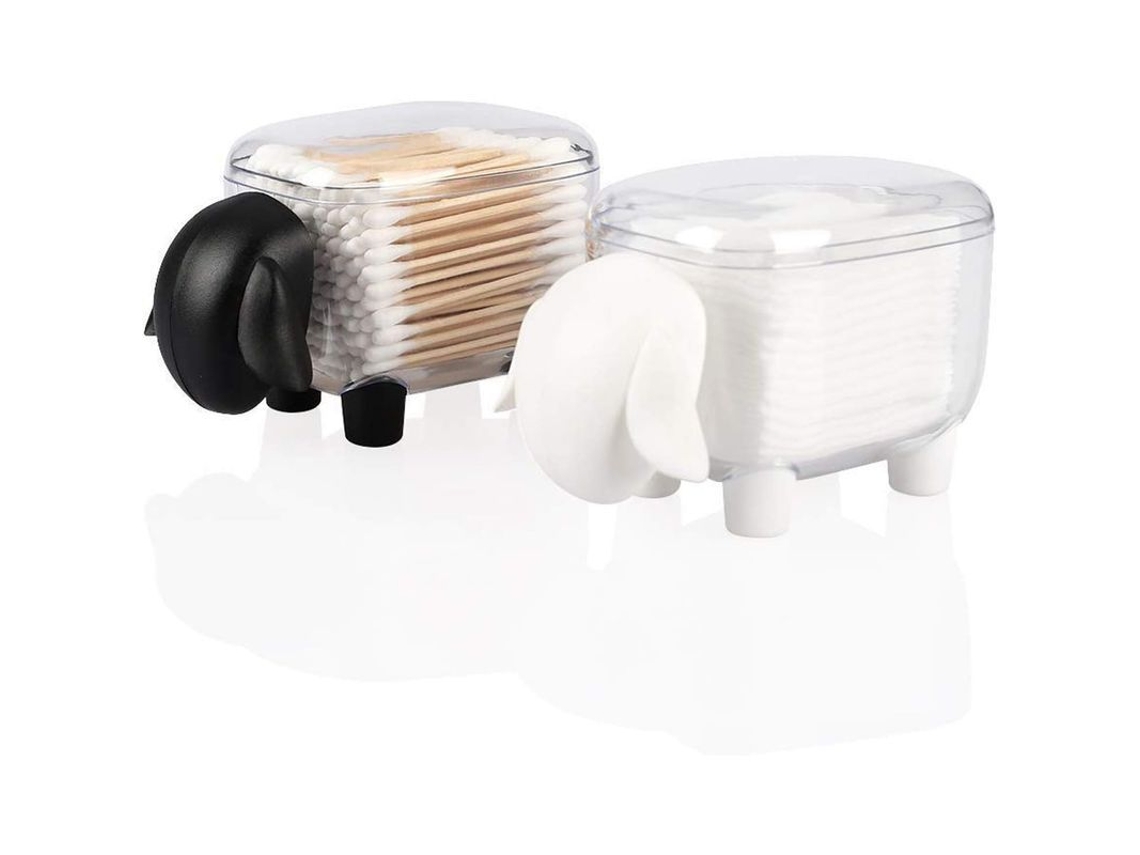 Porta Pincéis de Maquilhagem Hexagonal de Acrílico com Tampa, Prateleira de Armazenamento Transparente e Perlas Bege S/MARCA