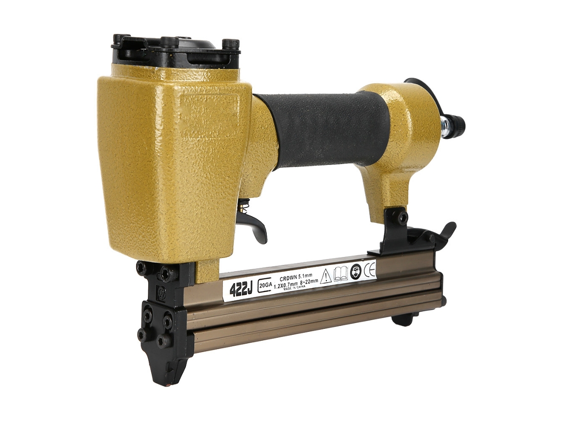 Laxiscreed 422j Pistola De Pregos Pneumática U Com Entrada De Ar 1/4" Compatível Com Conectores Rápidos
