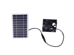 Ventilador Solar 2.5w para Criação e Plantio Ao Ar Livre