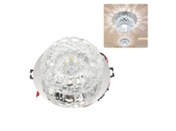 Rebe-lâmpada De Teto Led Moderna Com Cristal 5w Para Lar, Hall E Corredor