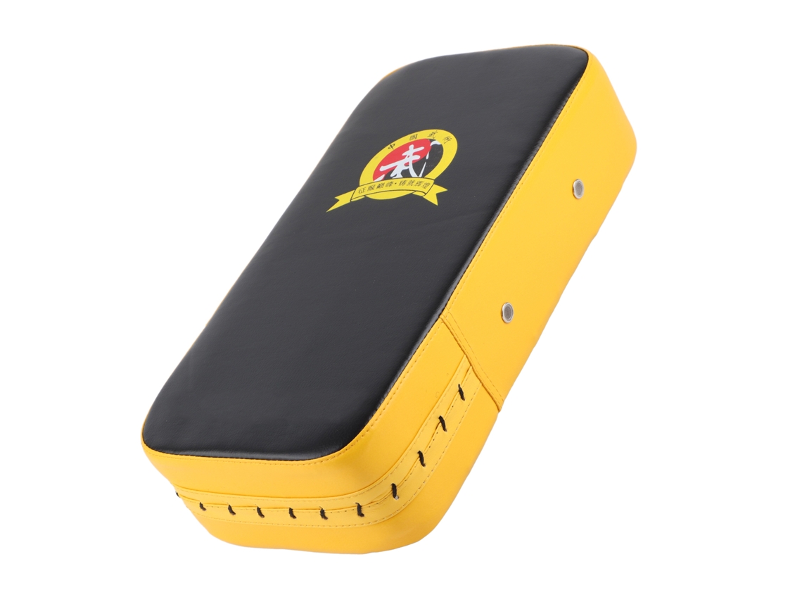 Taekwondo Training Sanda Boxe Alvo de Mão E Perna Thickened Padrão Preto Amarelo