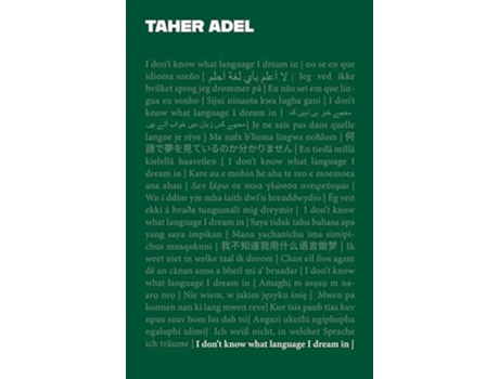 Livro I dont know what language I dream in de Taher Adel (Inglês)