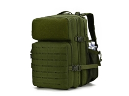 Mochila Tática De Grande Capacidade, Adequada Para Montanhismo, Caminhadas, Fitness E Viagens De Curta Distância. Verde