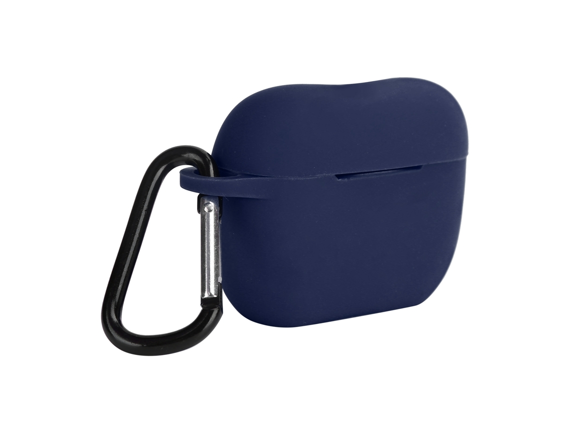 Aetheria capa Protetora de Silicone para Capa de Carga do Fone de Ouvido Bluetooth Ios Earbuds Pro/iii Azul Midnight