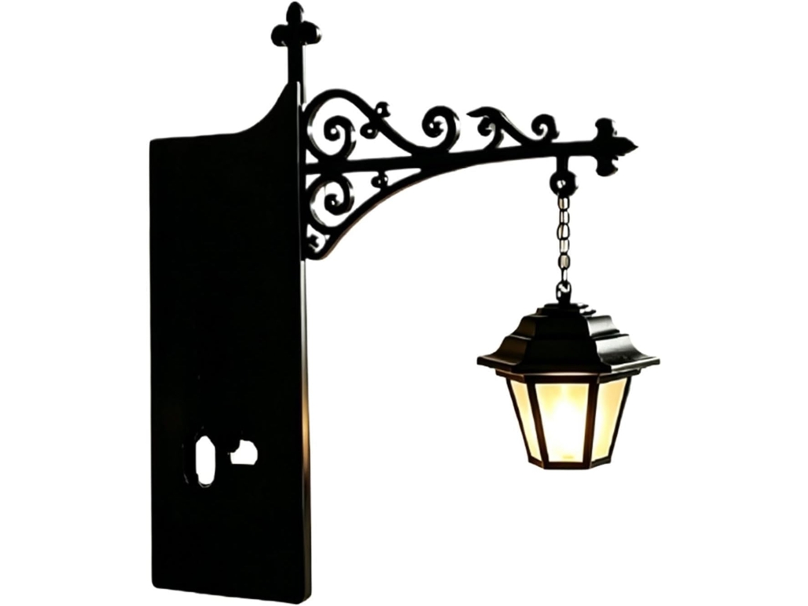 Luminária De Leitura Vintage Sem Fio Para Estante, Luminária De Ambiente R