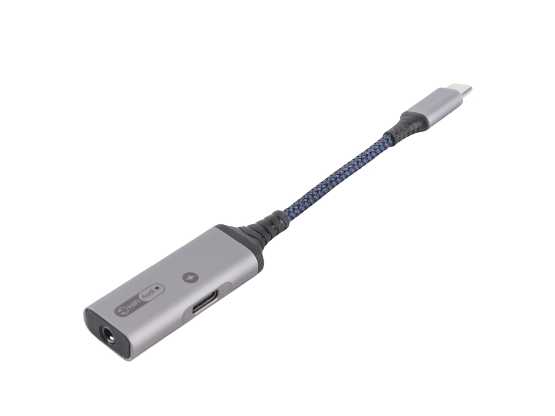Adaptador Usb C para Fone e Carregador LAXISCREED