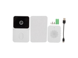 2026 timbre de Porta Sem Fio com Câmera Wifi, Timbre de Vídeo com Bateria, Casa Inteligente