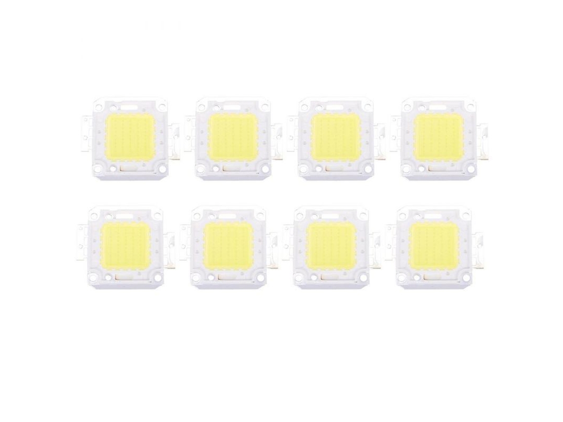 Lâmpada Nova Line 8x Chip LED 50w Branco 6500k 3800lm para DIY Dc 32 34v S/MARCA