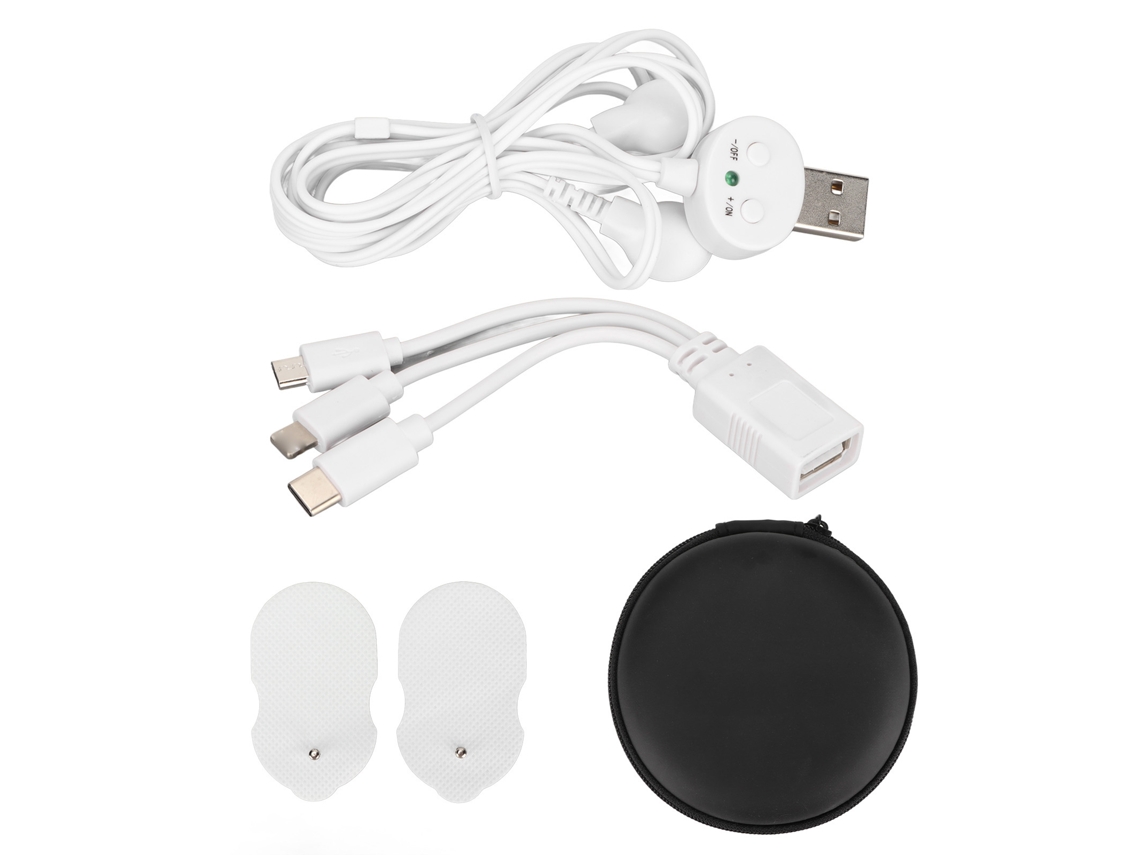 Masajeador De Pulso Com Interface Usb Estimulador Muscular Inteligente Versátil Para Alívio De Dores Musculares