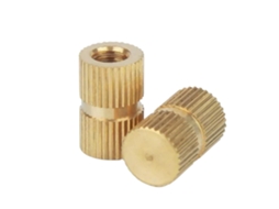 Peças ~ 20 Porca De Inserção Fusão Injetada Serrilhada M3 M4 M5 M4x6x20 10