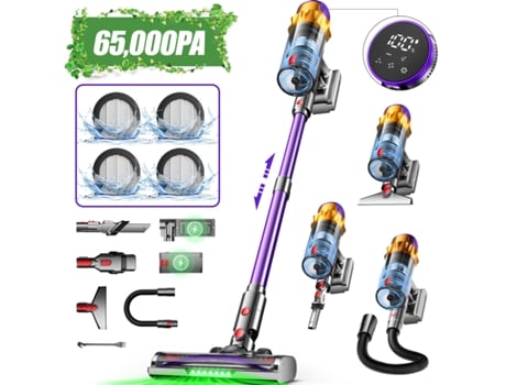 Aspirador Vertical Daccormax 550w 65kpa Com Escova Para Pets E Mangueira (autonomia 70 Min 1.8l)