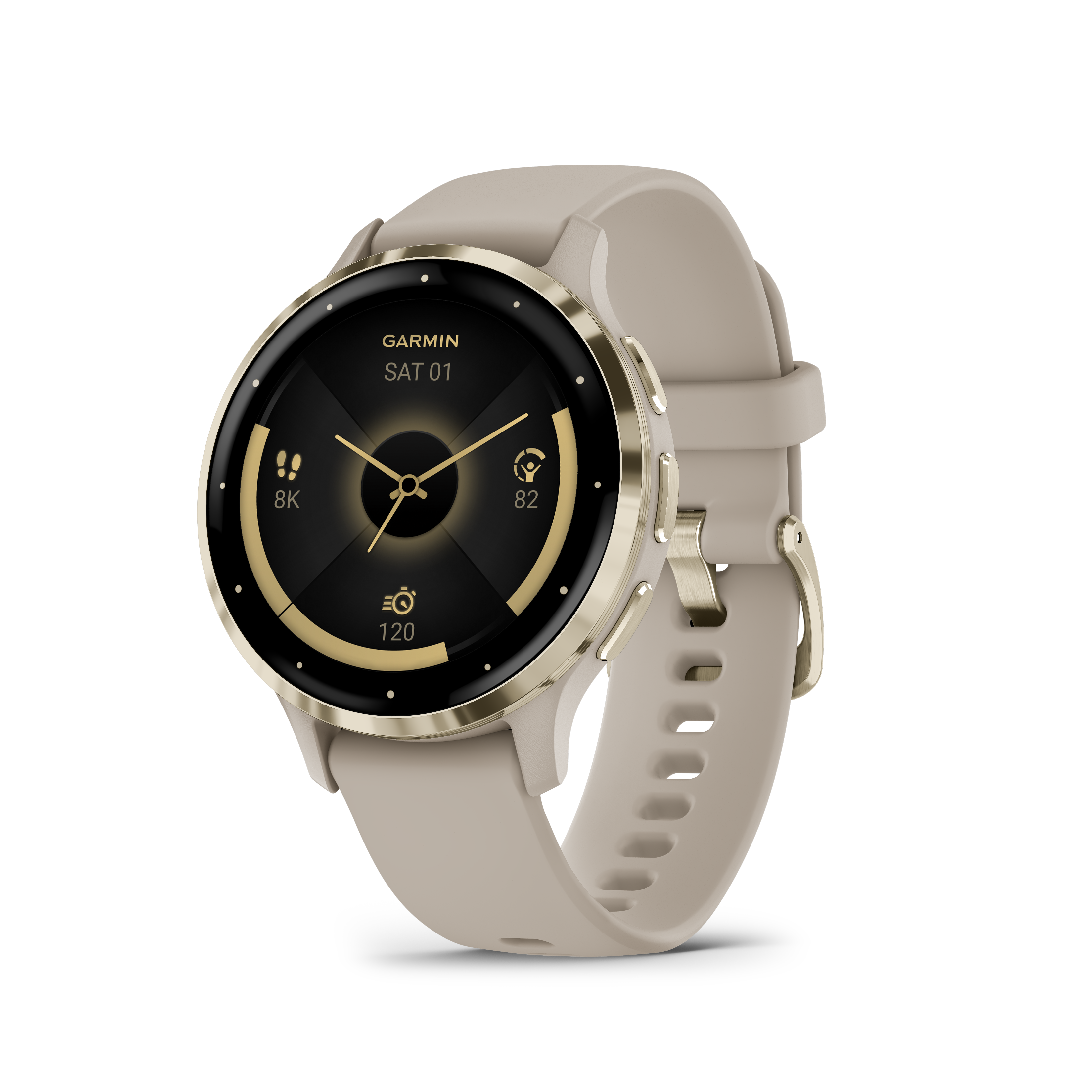 Smartwatch GARMIN Venu 3 (Cinzento Dourado)