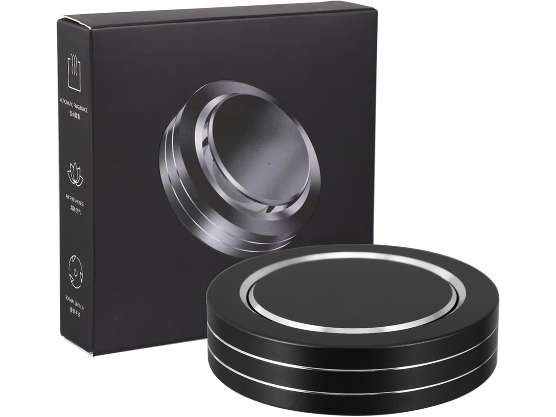 Difusor de aromas automático para carro em alumínio macio.