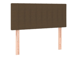 Cabeceira VIDAXL Marrom Tecido (90x5x88 cm )