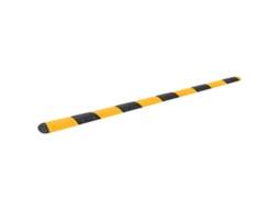 Vidaxl Lomba 517x32,5x4 Cm Borracha Preto E Amarelo