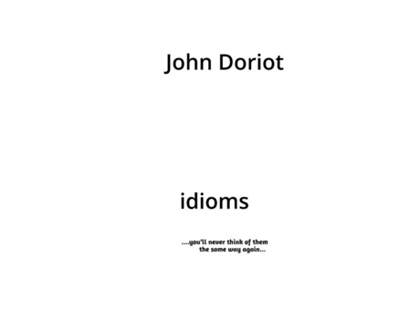 Livro Idioms de John Doriot (Inglês)