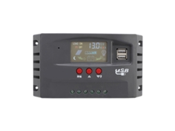 Controlador de carga solar MPPT 12V 24V com parâmetros ajustáveis, display LCD colorido, regulador inteligente para painel solar com porta dupla USB DC 60A LAXISCREED