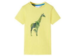T-shirt De Criança Amarelo 116