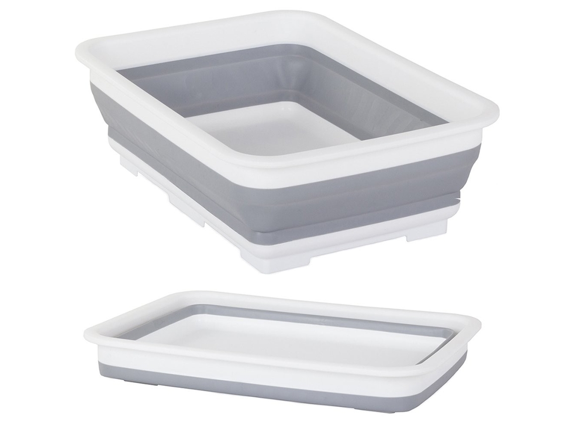 Tigela De Silicone Dobrável 9l, Pia Cozinha Economia Espaço, Portátil Para Camping