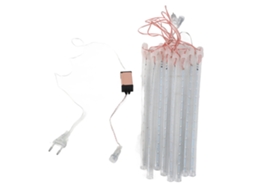 8pçs/set Lâmpadas de Chuva de Meteoro Led 30cm 192 Leds Luzes Azul | S/MARCA